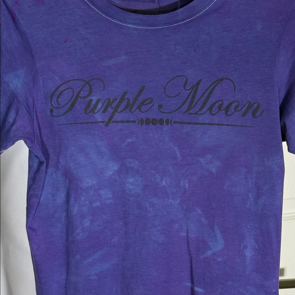 Spell Tops - Spell Unique Custom Tie Dye Purple Moon T-Shirt Size X Small